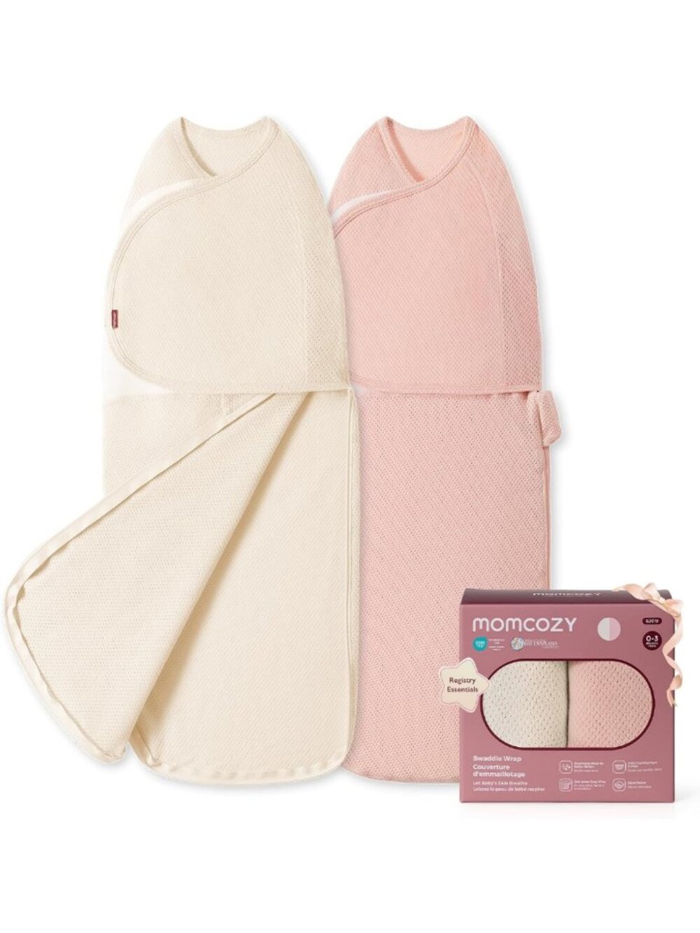 Cozy Newborn Swaddles for Infants 0-3 Months, Quiet Fastener Sleep Sack